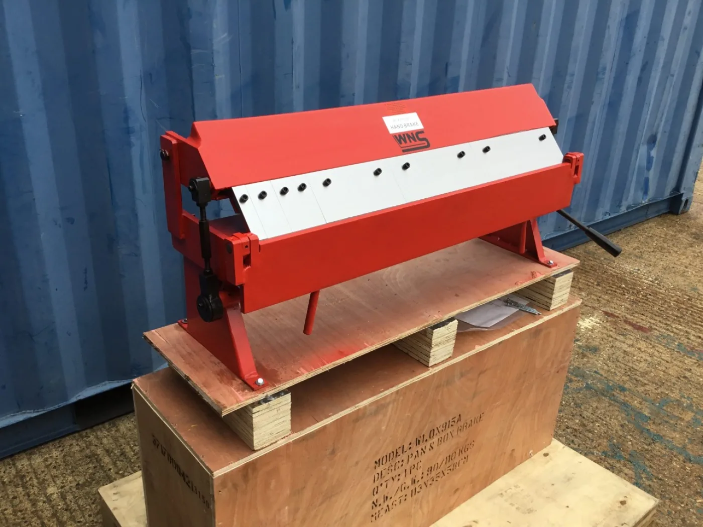 WNS Box & Pan Folder 915mm x 1.0mm - WNS - W. Neal Services Ltd - 3