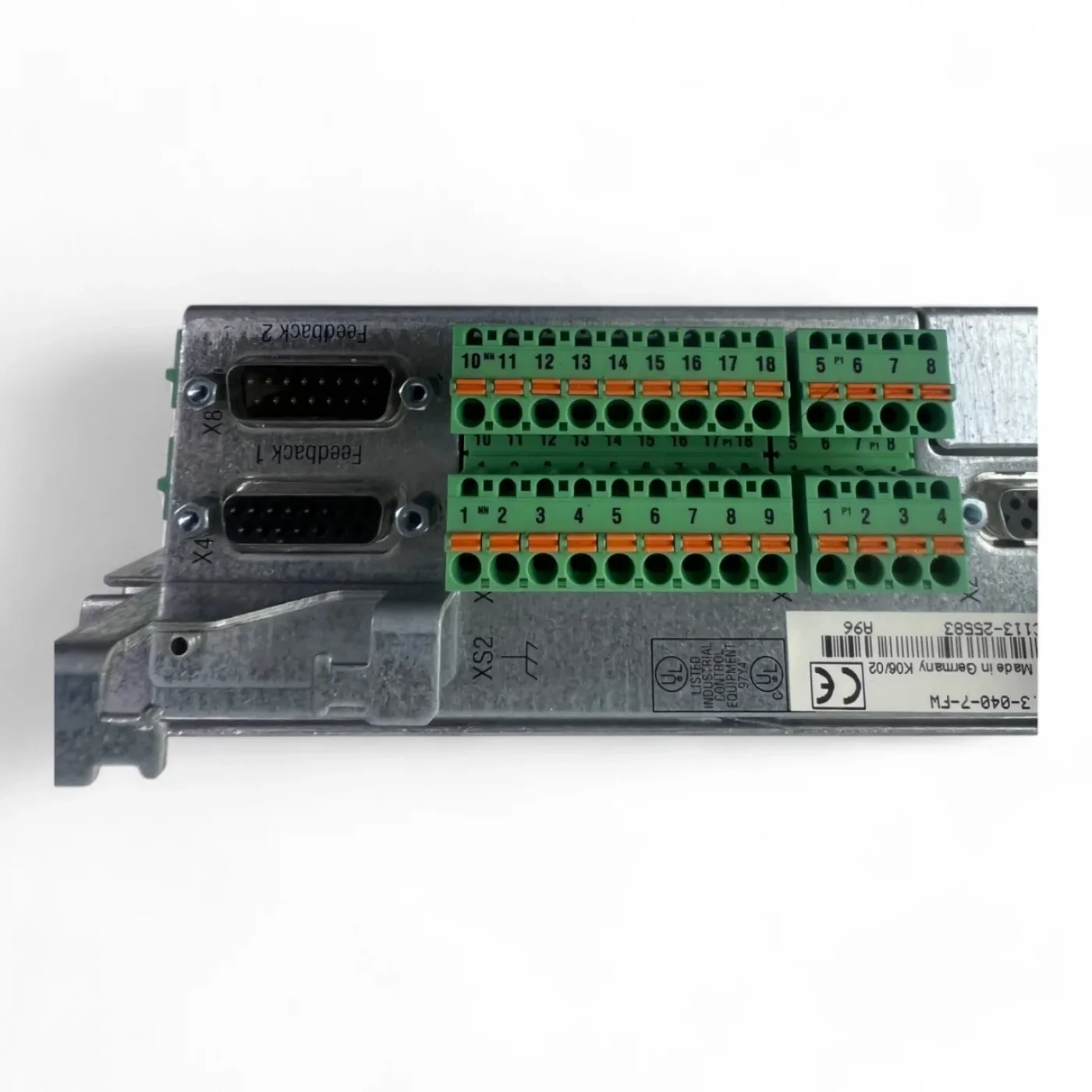 Bosch Rexroth Indramat Digitaler Servoregler DKC11.3-040-7-FW, Seriennummer SNDKC113-25583 - 7