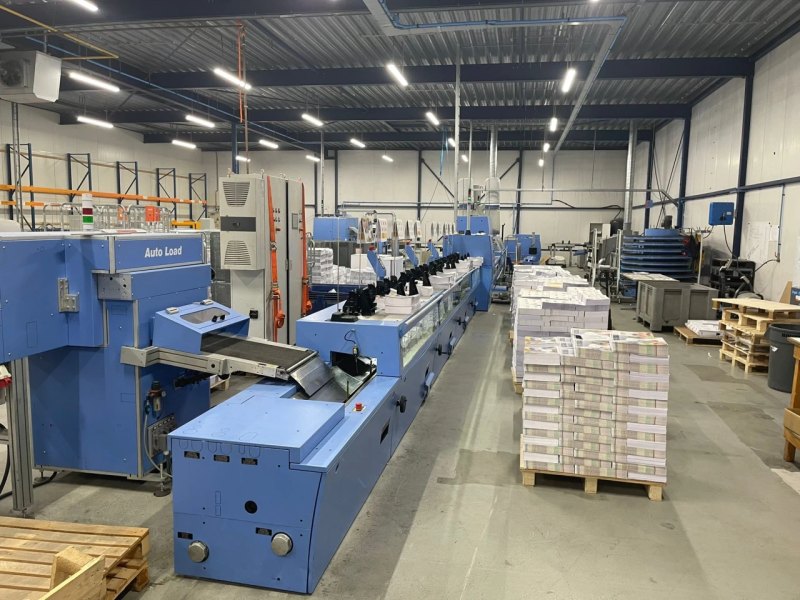 Muller Martini Alegro A7 perfect binding line