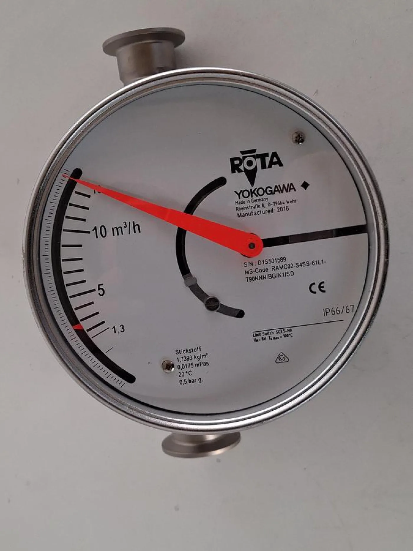 Yokogawa ROTA Yokogawa RAMC Metall-Schwebekörper-Durchflussmesser DN25 - 1