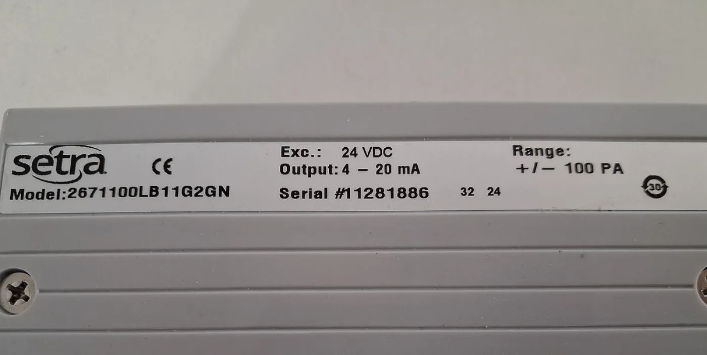 Setra Model 267 Differential Pressure Transmitter - 4