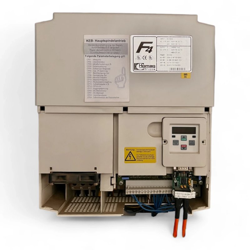 KEB Homag 15 F4 C1H-4A0 23 kVA , 15 kW Frequenzumrichter Inverter 4-008-39-0620 V13
