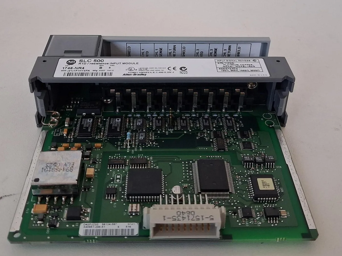 Allen-Bradley SLC 500 1746-NR4 RTD Resistance Input Module - 1
