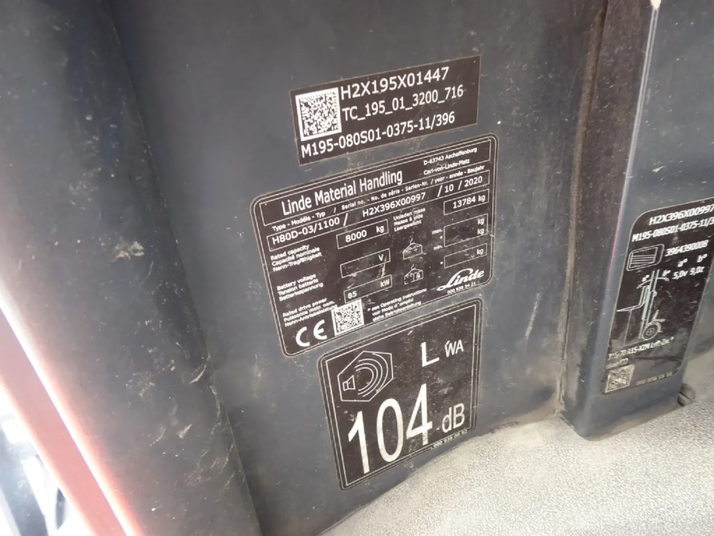 Linde H80D-03/1100 - 4