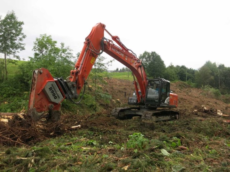 Westtech R900 R1300 Rodeschere Wurzelstock