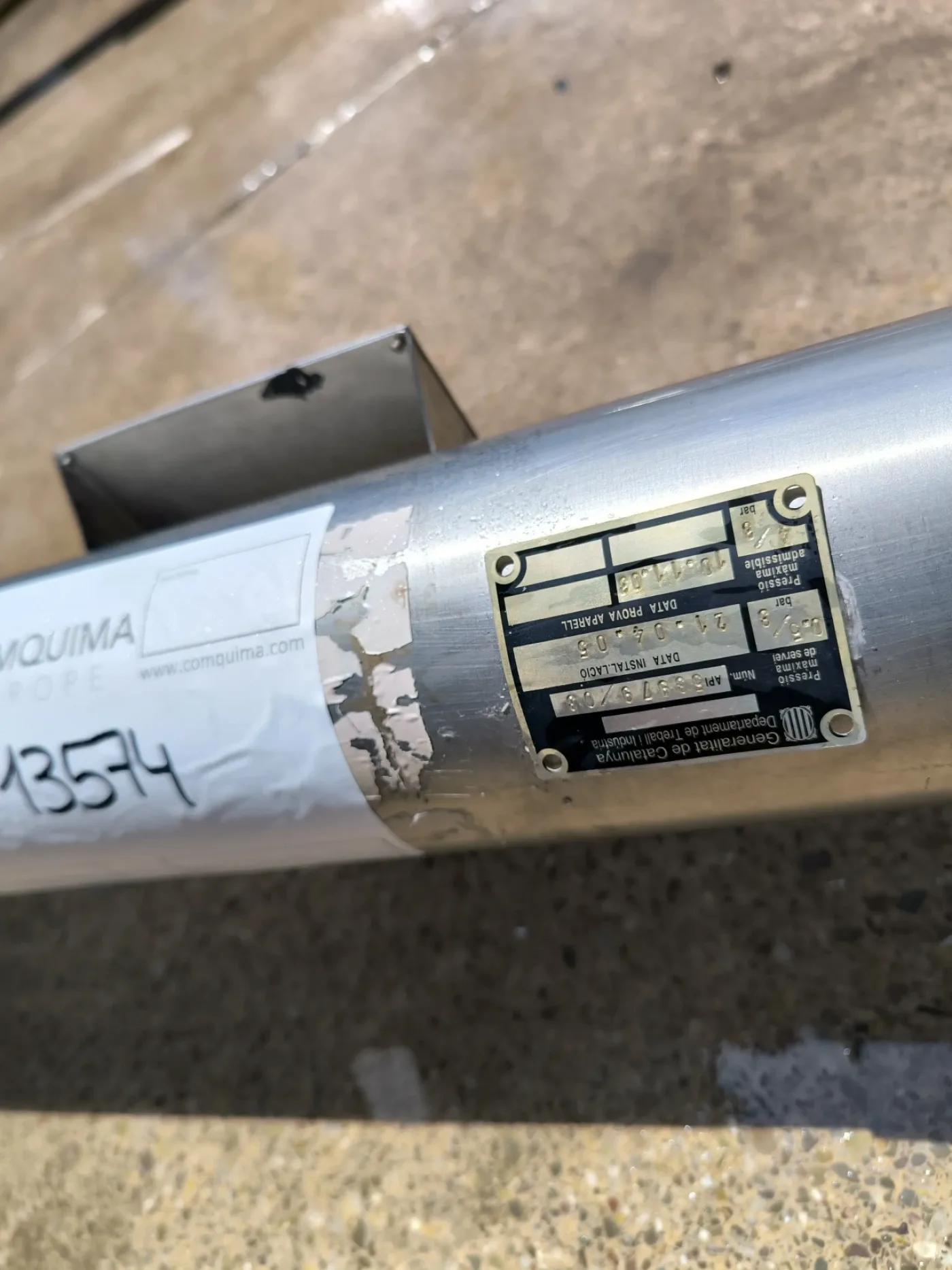 1.3 M2 STAINLESS STEEL 316 TUBULAR HEAT EXCHANGER - 6