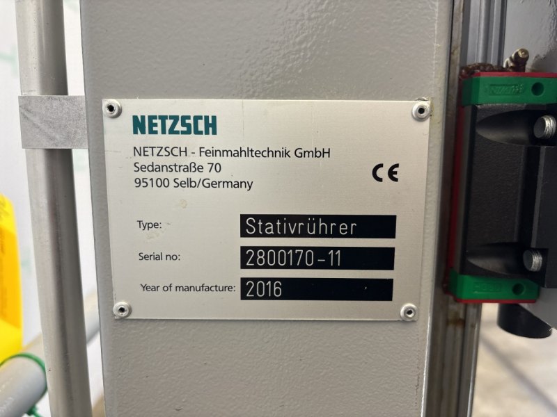 Netzsch Stativrührer & 43L Vessel Skid EX - Stirring vessel
