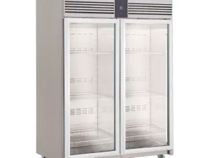 Foster EcoPro G3 2 Glass Door 1350L Cab Fridge (StSt Ext/Alu Int) - islandcatering