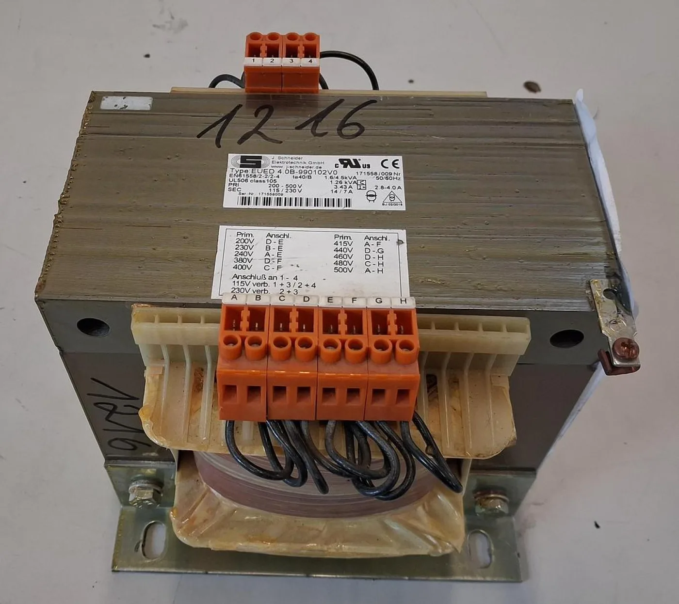 Schneider EUEDW 0,6B-990102V0 Steuer- und Trenntransformator - 2