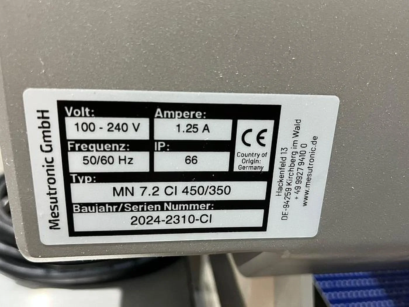 Mesutronic Metaaldetector, MN 7.2 CO 450/350 - 5