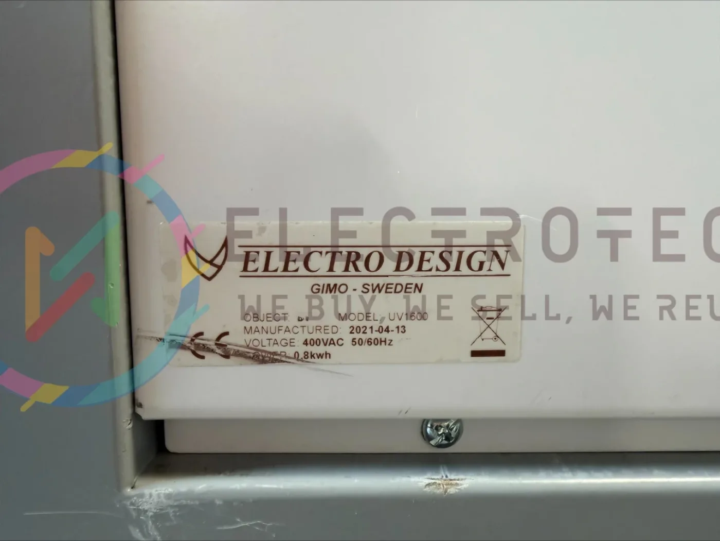 Electro Design UV1600, vintage 2021, UV curing oven - 3
