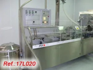 LÍNEA DE BLISTER Y ESTUCHADO CON BLISTER “IMA” C-60 PLUS PARA FORMADO – LLENADO – SELLADO Y CORTADO DE BLISTERS DE PVC - ALUMINIO CON CÁMARA DE VISIÓN ARTIFICIAL DE DETECCIÓN DE PRESENCIA DE PRODUCTO, TRANSFER Y ESTUCHADORA “PRODEC” BPF-150 EN LÍNEA