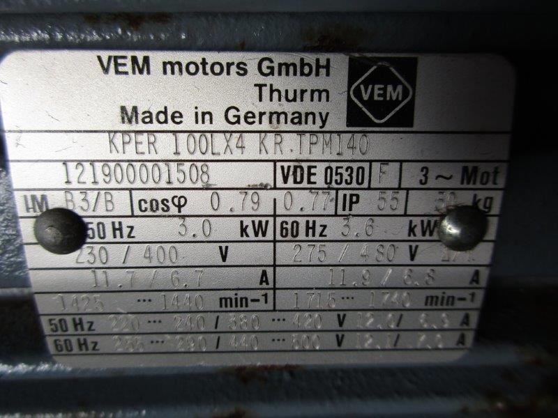 100 LX 4 KR TPM 140 VEM Thurm