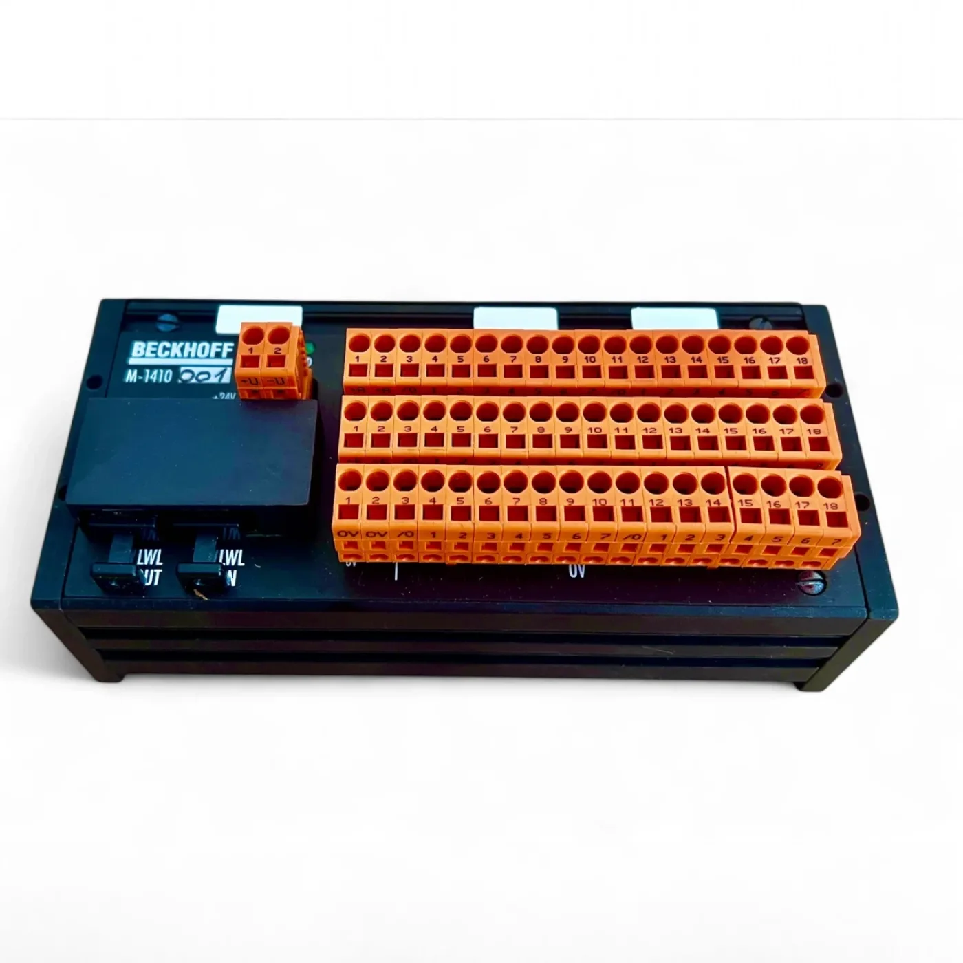 HOMAG Beckhoff Ein- und Ausgangsmodul M1410001 24V LWL 8E 8A Homag 4086050289 ProdID 0220322261 - 1