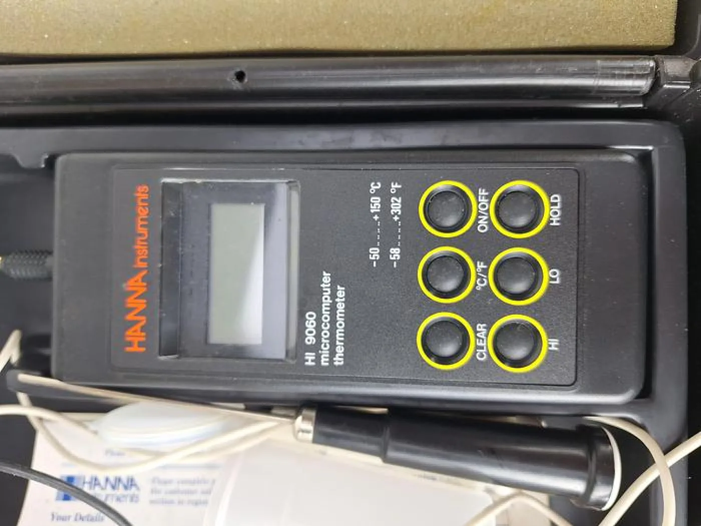 Hanna Instruments HI 9060 Waterproof Thermistor Thermometer - 3