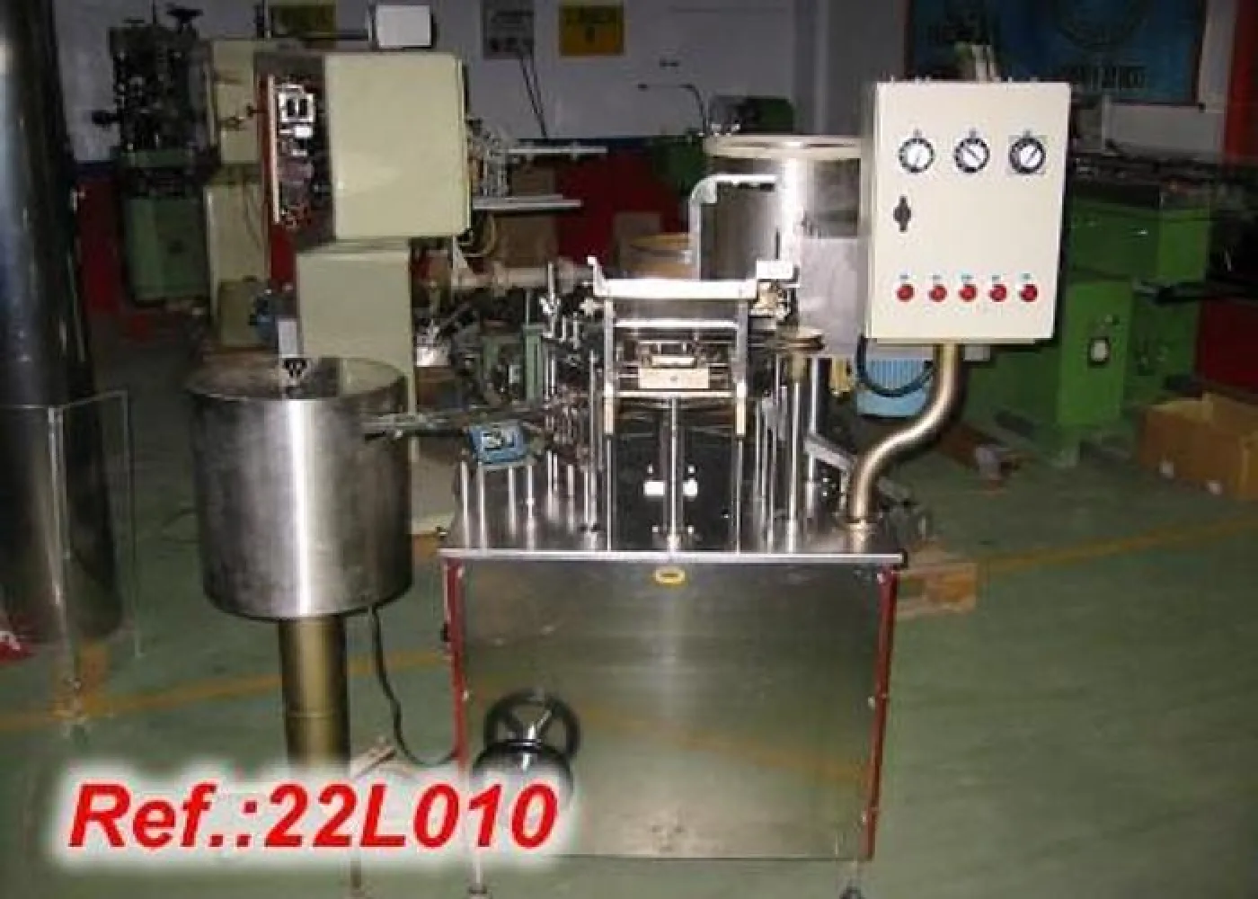 LLENADORA - CERRADORA AUTOMÁTICA DE VIALES PARA LÍQUIDOS - 1