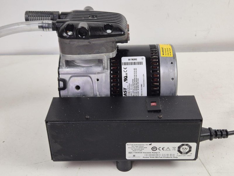 Biotek Instruments Gast 7103034 Vacuum Pump 2