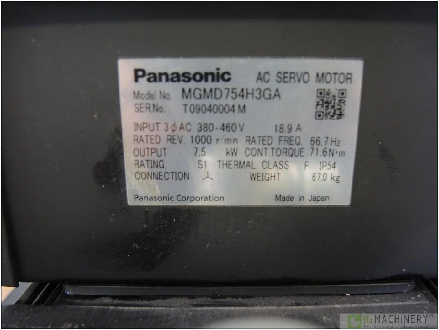 2009 PANASONIC MGMD754H3GA AI2543 - 4
