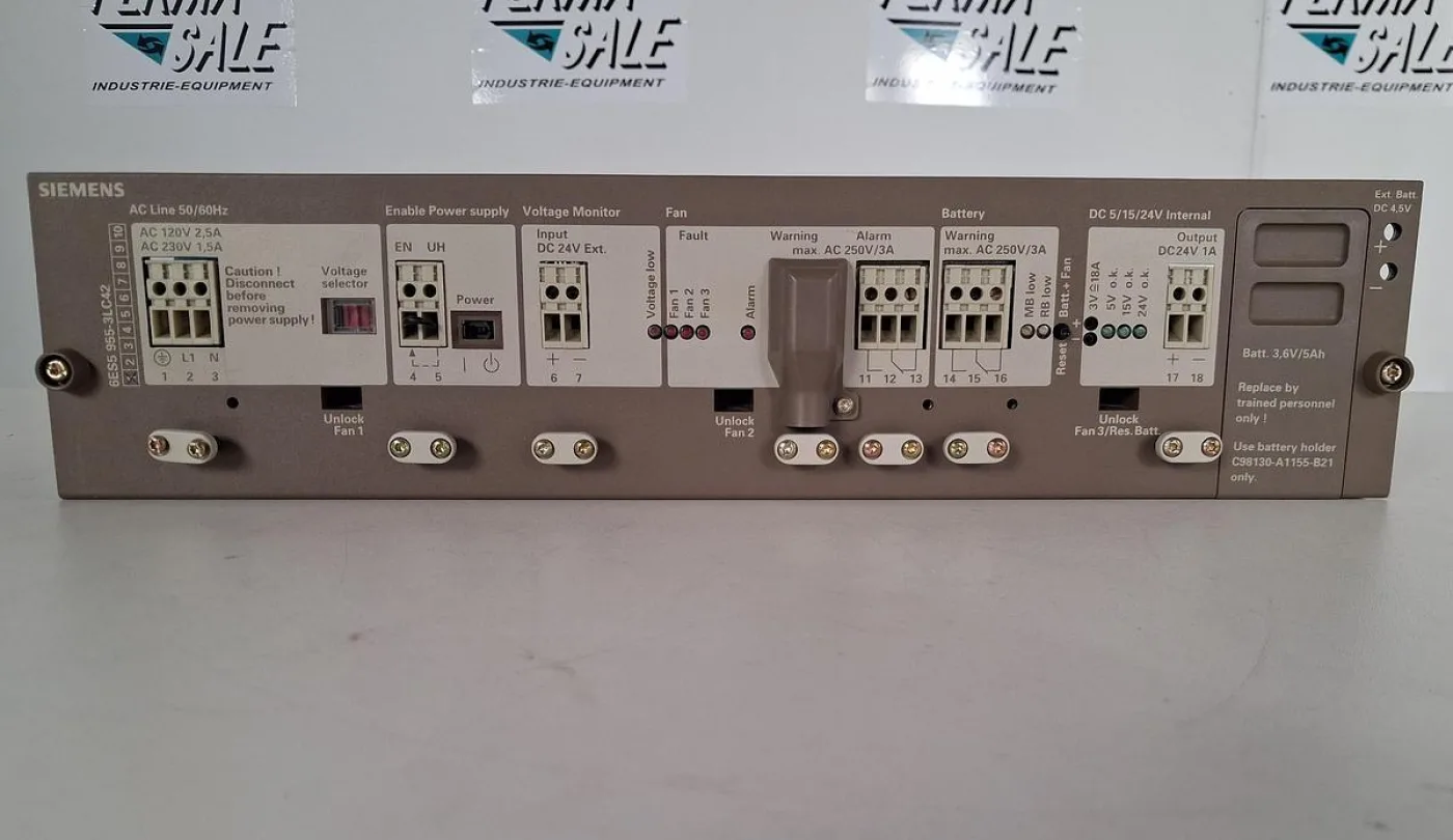 Siemens SIMATIC S5 6ES5955-3LC42 Stromversorgungsmodul - 2