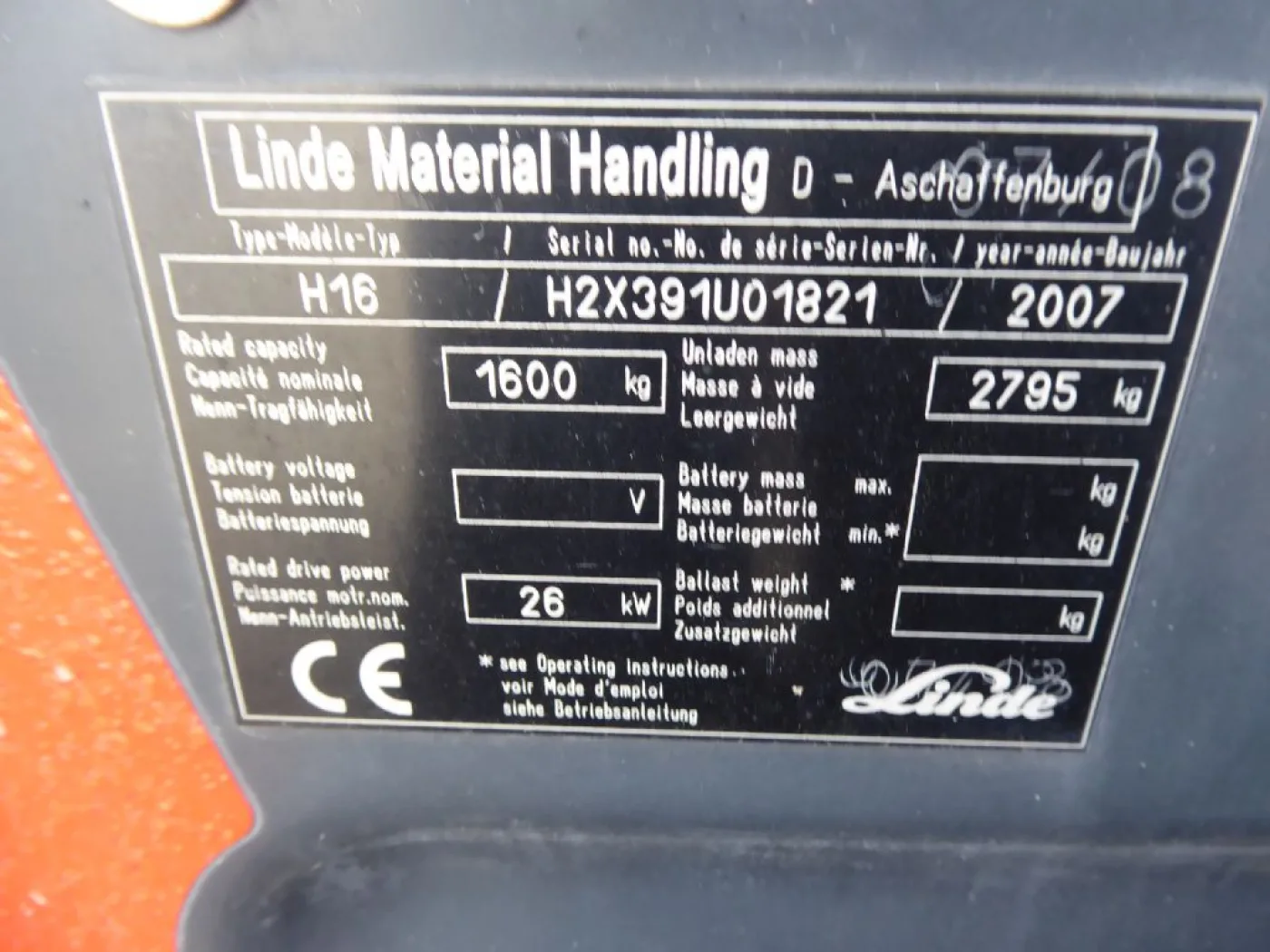 Linde H16D - 5