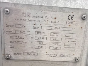 Falk 3304 150,5m² - Shell and tube heat exchanger