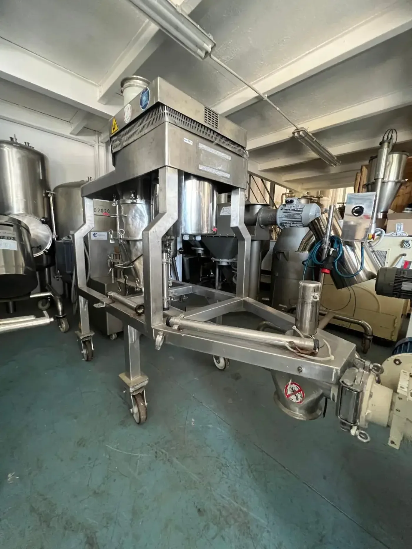 USED STAINLESS STEEL BACHILLER MDCB 300 CALIBRATOR DISGREGATOR/SIEVER MILL - 3