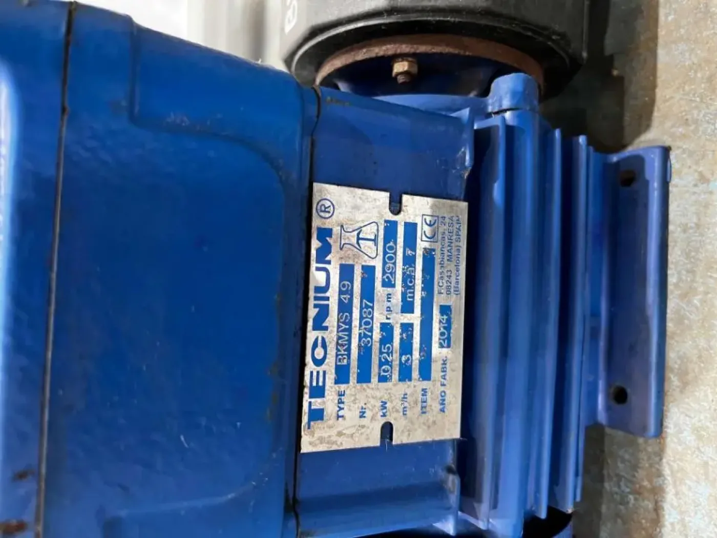 USED TECNIUM BKMYS 4.9 CENTRIFUGAL PUMP - 5