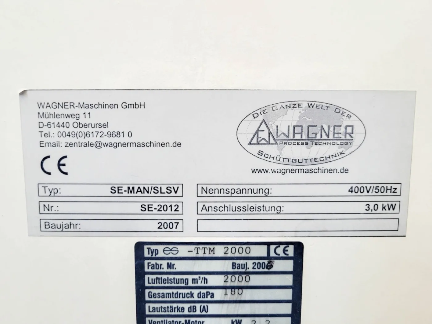 Wagner Maschinen SE-MAN/SLSV - Bag dump station - 5