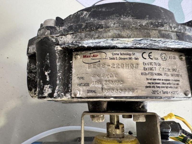 2019 EVAC / Max-Air Technology Pneumatic ball valve