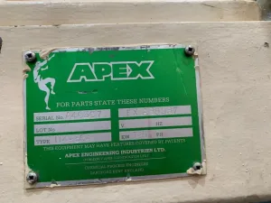 USED APEX 114-364 FIXED HAMMER MILL