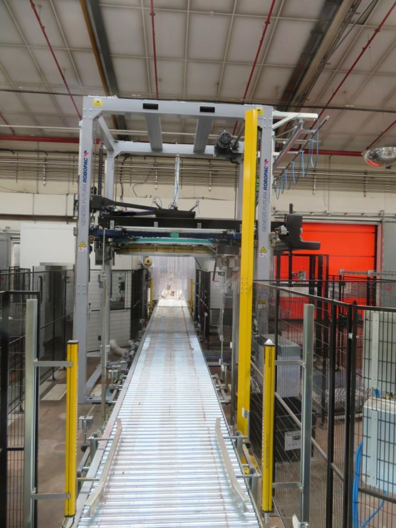 2022 Robopac Robopac Genesis Futura HS High-Speed Automatic Stretch Wrapper With Wrapping Machine- Packing Area