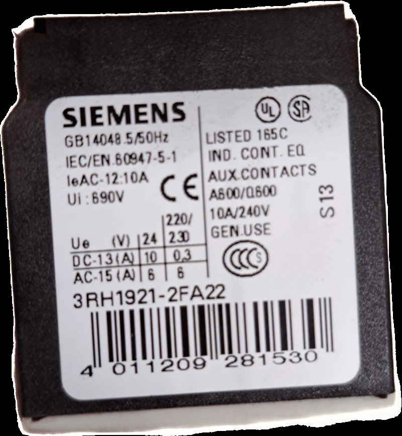 Siemens Leistungsschütz 3RT1044-3BB40