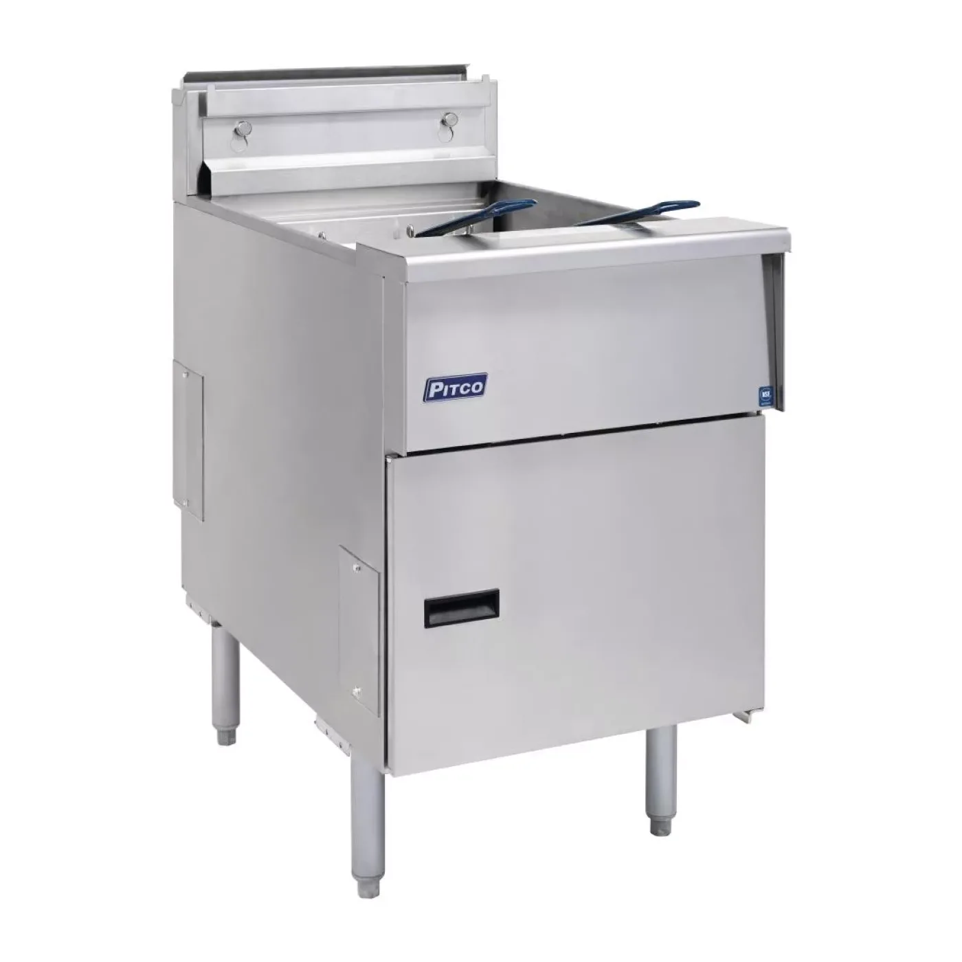 Pitco Single Tank Twin Basket Fryer SE18S-SSTC - islandcatering - 6