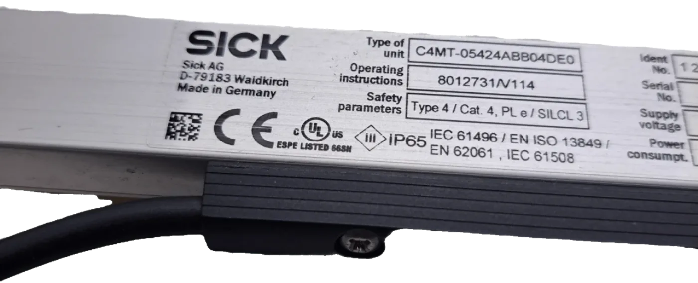 Sick Sicherheitslichtvorhänge: miniTwin C4MT-05424ABB04DE0 - 2