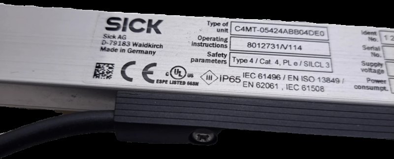 Sick Sicherheitslichtvorhänge: miniTwin C4MT-05424ABB04DE0