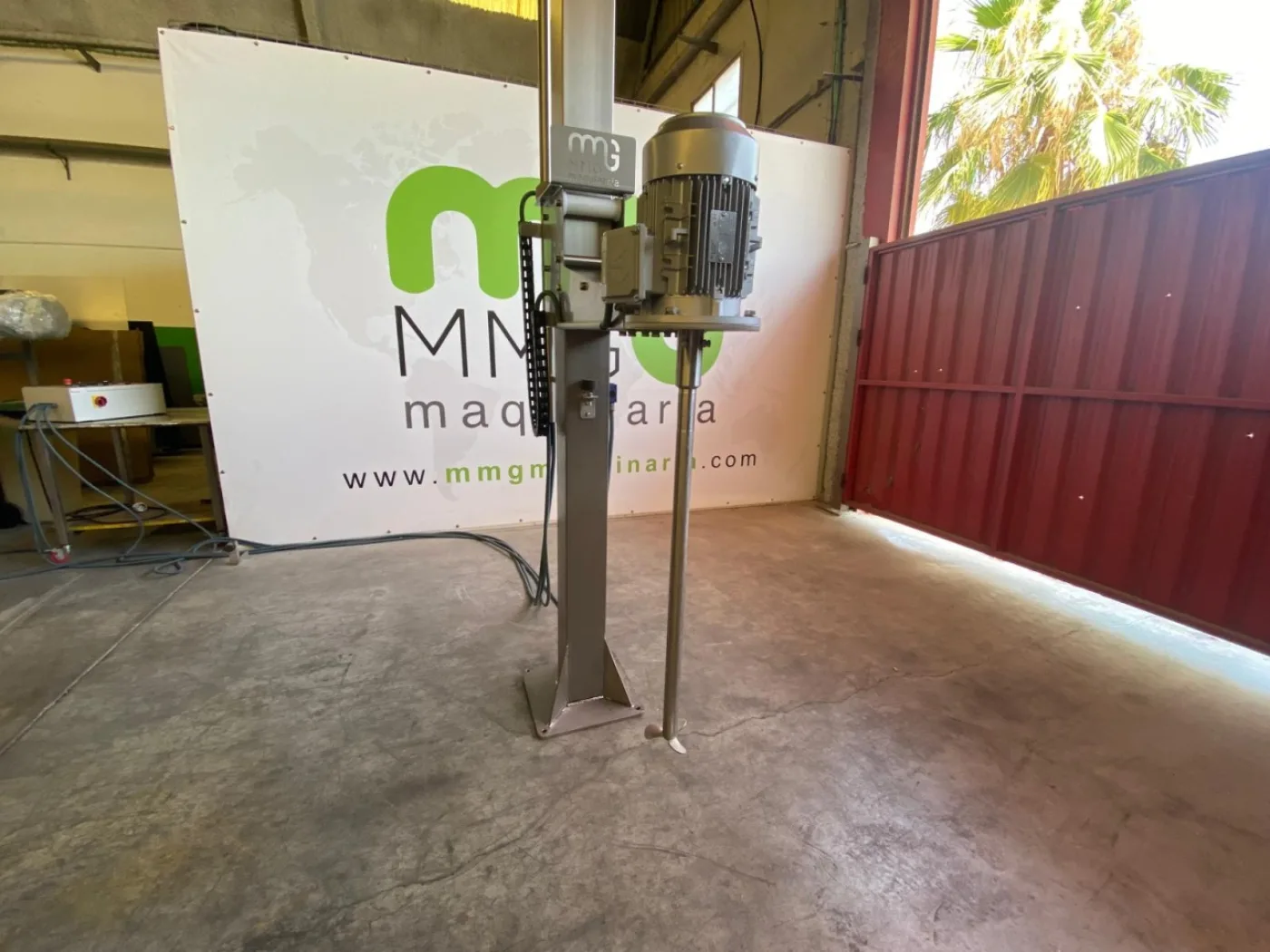 Agitador de columna con hélice marina en acero inox Nuevo - 1