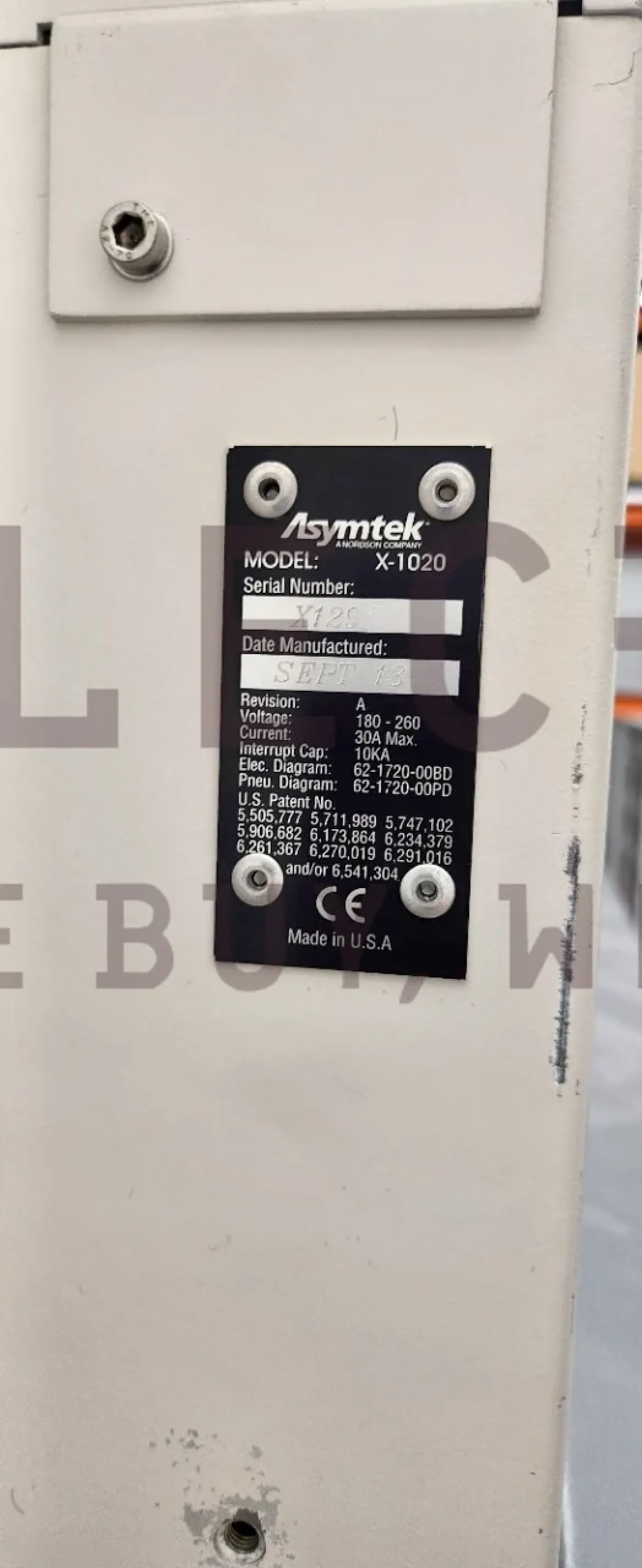 Asymtek X-1020, Glue Dispenser, vintage 2013 - 4
