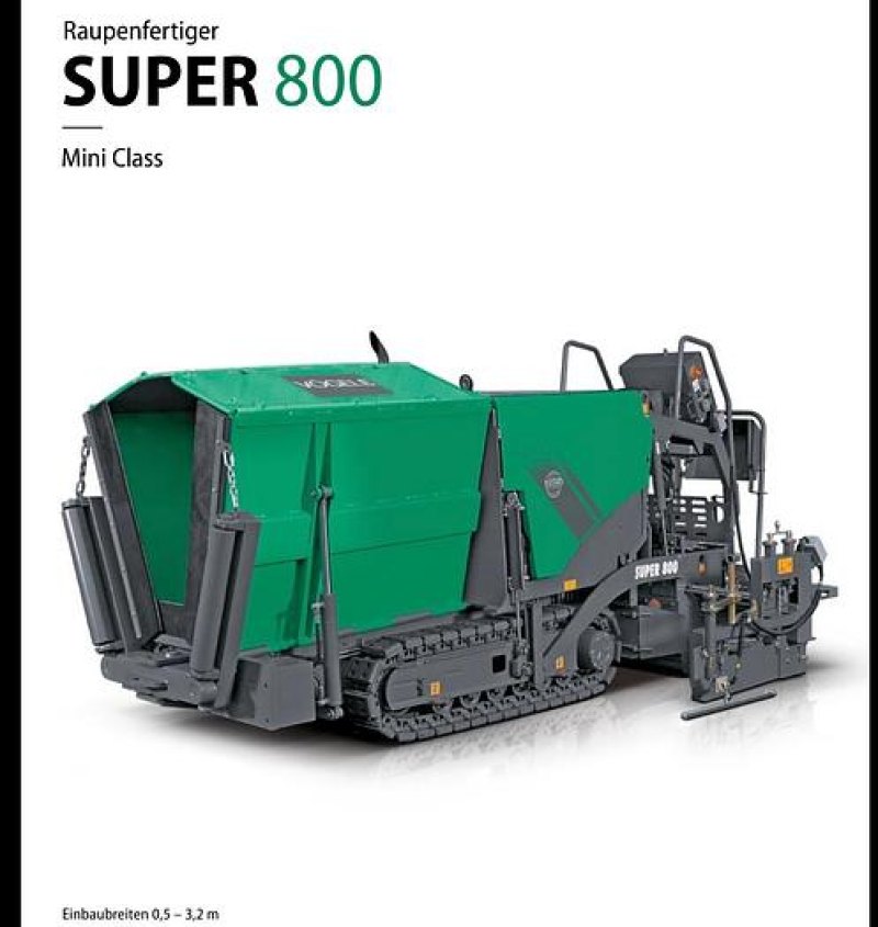 Vögele Super 800 Asphaltfertiger