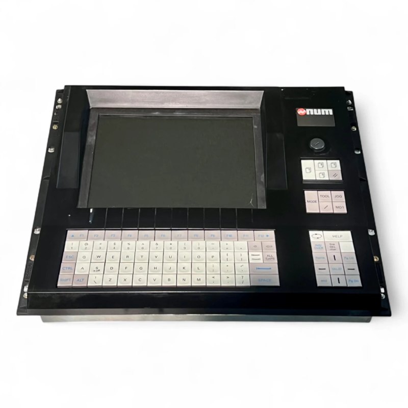 NUM CNC-Bedienfeld mit integriertem Display und Tastatur – Art.-Nr. 10 10 86 Ident-Nr. 0206204577A