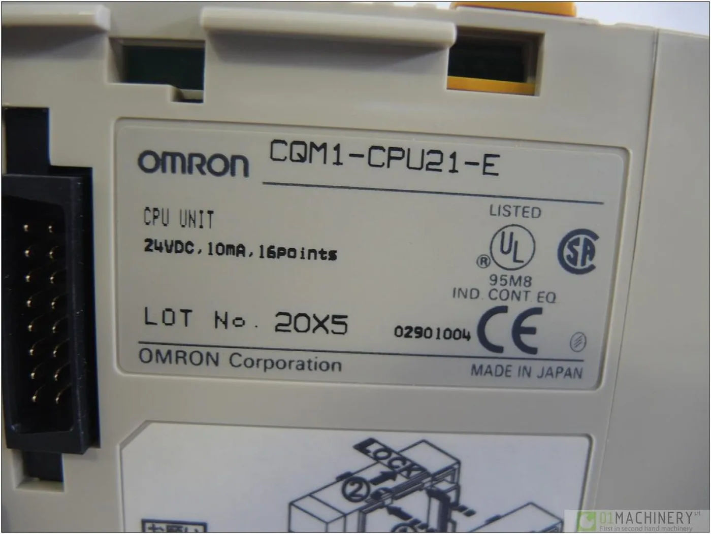 2010 OMRON CQQM1-CPU21-E AI1570 - 3