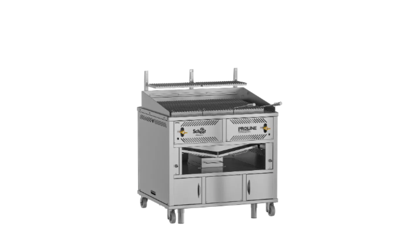 Scheer Parrilla LV 620 A, 1200mm Stainless Steel Grill - islandcatering - 1
