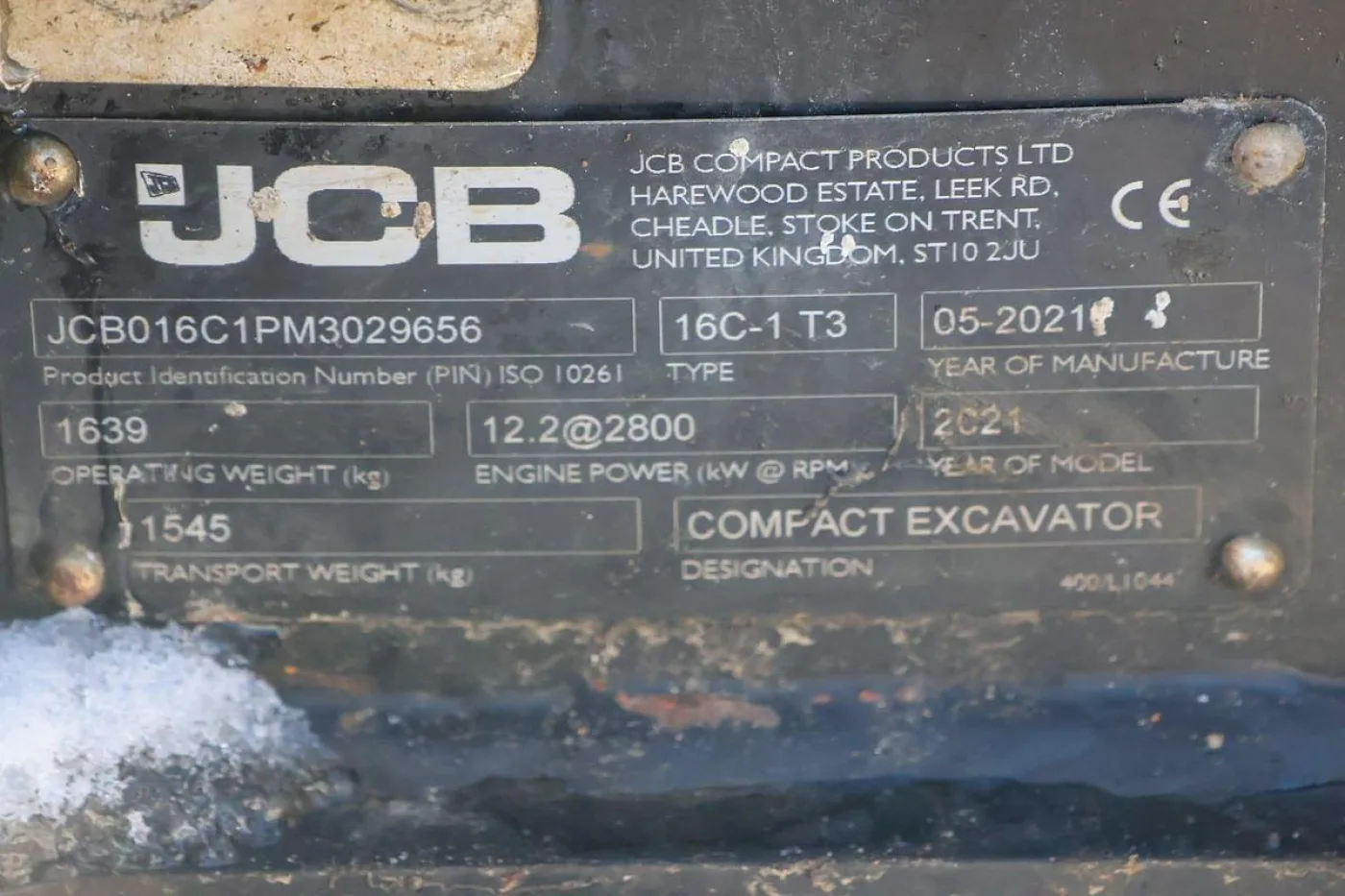 2021 JCB 16C-1 Minibagger - 4
