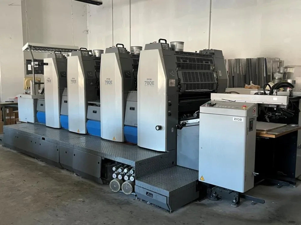 Ryobi 784 EP offset printing press