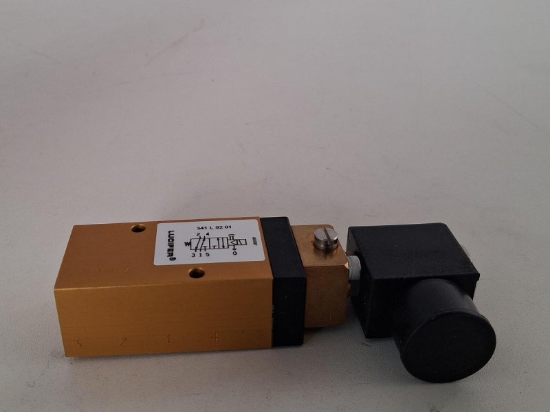 Parker Lucifer 341L9201 Magnetventil 5/2-Wege DN4 24 VDC