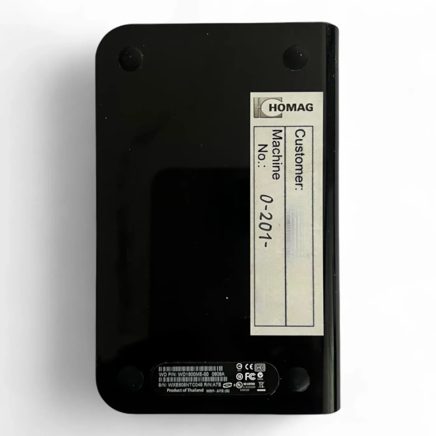 Homag externe Festplatte Art. Nr. 2-083-03-0086 BAZ 32 power control disk WD Books - 3