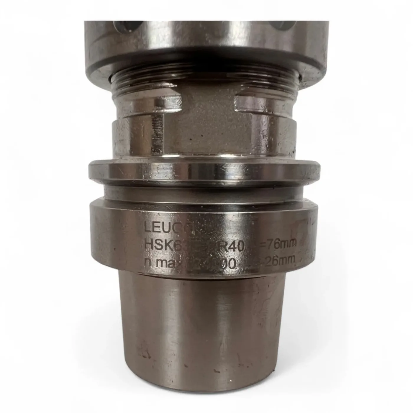 LEUCO HSK 63 F ER40 Spannfutter mit Spannzange und DIA Schaftfräser 11 x 35 mm - 3