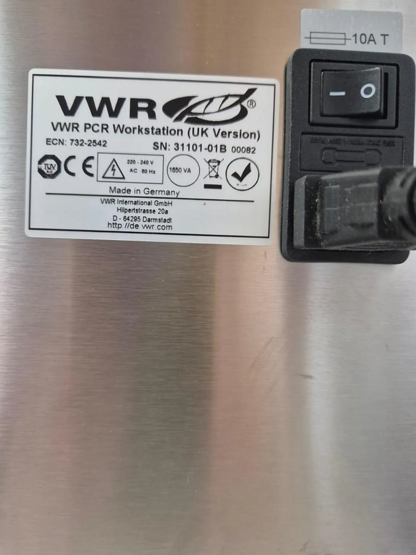 VWR PCR 732-2541 Workstation - 7