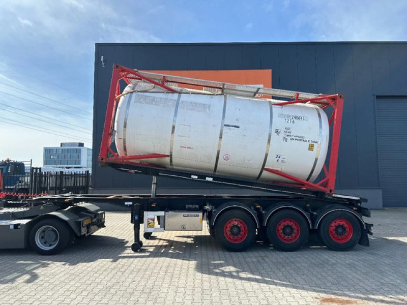 Van Hool 20FT Tipping-chassis (20 degrees tipping angle, 24V operated) / ADR (EX/II, EX/III, FL, AT) / SAF discbrakes / 2 liftaxles / NL-chassis