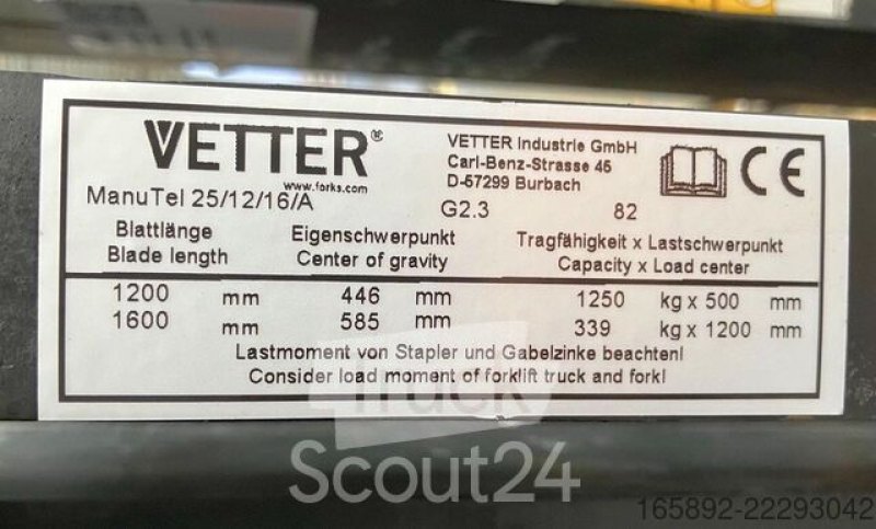 VETTER MTGZ25/12/16/A