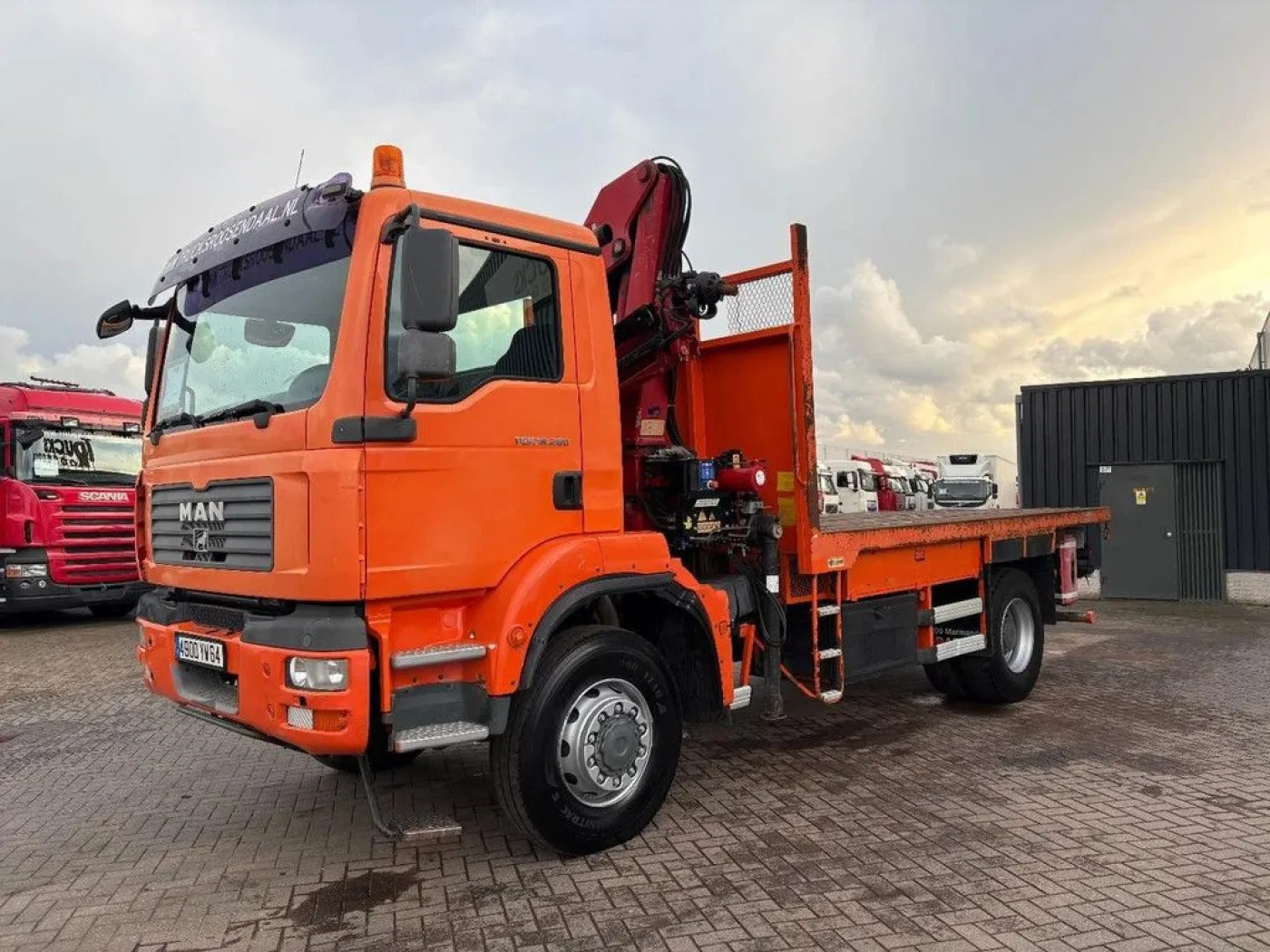 MAN TGM +4x4 + HMF 1460 + euro4 - 7